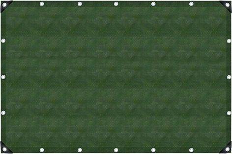 Gewebeplane oliv 3x4m UV-stabilis. Ösen 50 cm