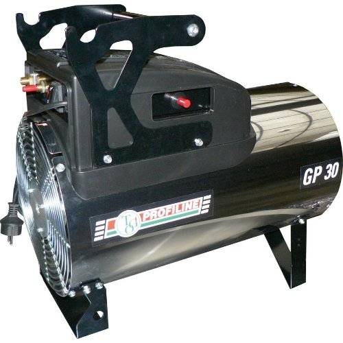 Gas-Heizgebläse 15-31,4kW regelbar Edelstahl