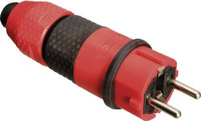 as Schwabe Schutzkontaktkunststoffstecker 16A, 250V bis 3x2,5mm m.doppeltem Erdnungssyst