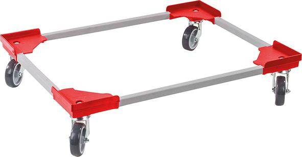 Transportroller 610 x 810mm rot