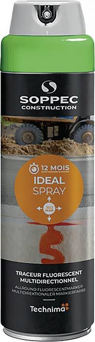 Markierungsspray IDEAL neongrün 500ml Spraydose SOPPEC