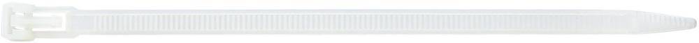 Kabelbinder Nylon natur 360x7,5mm a100Stück lösbar SapiSelco