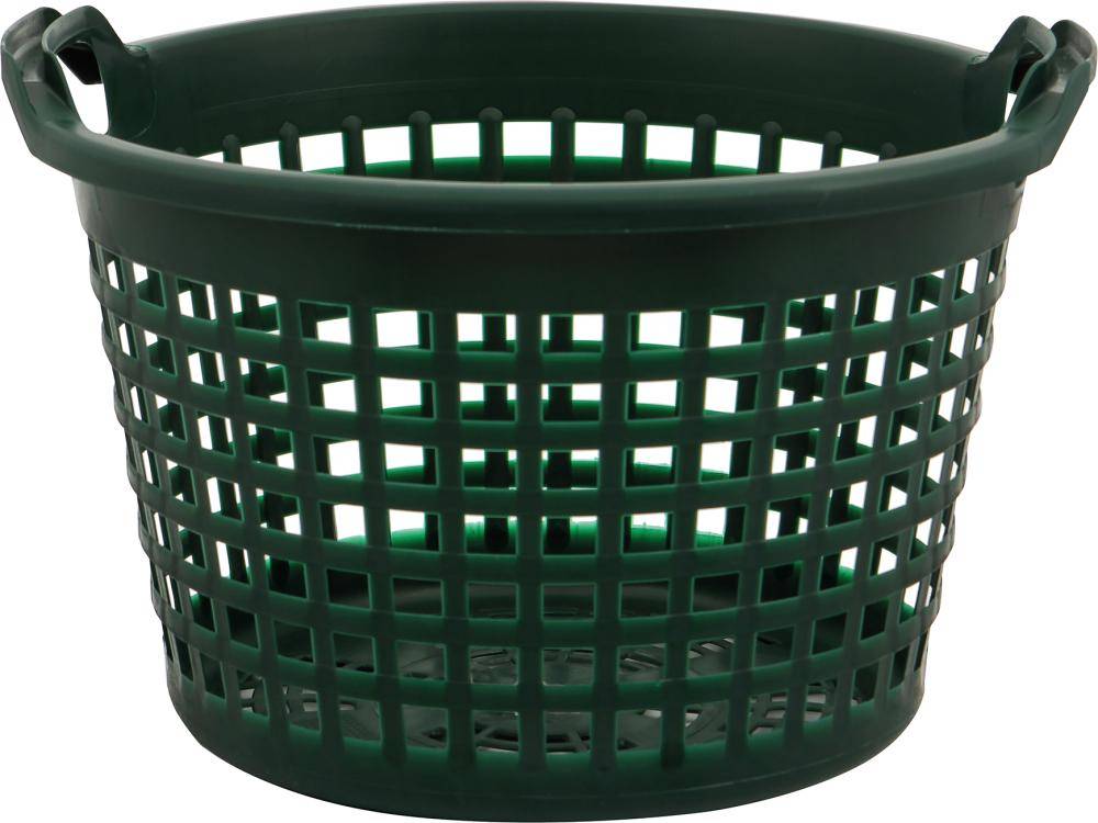 Gartenkorb 15 kg, grün, rund