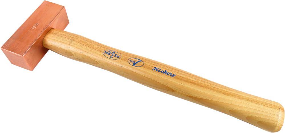 Kupferhammer 250g mit Hickorystiel Haso