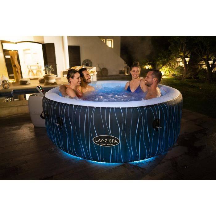 BESTWAY Lay-Z-Spa Hollywood aufblasbarer Whirlpool - 4 bis 6 Personen - 140 Airjet™