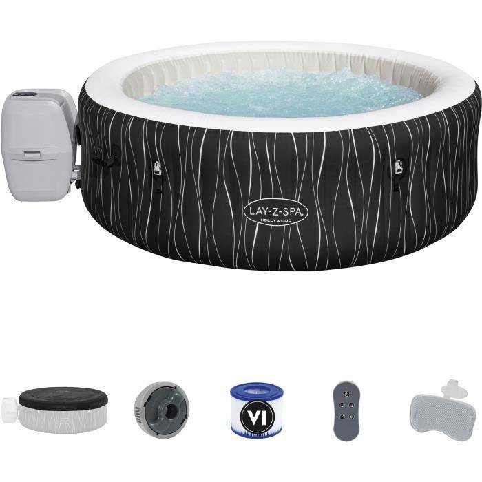 BESTWAY Lay-Z-Spa Hollywood aufblasbarer Whirlpool - 4 bis 6 Personen - 140 Airjet™