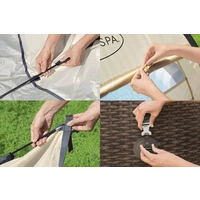 Bestway 60304 - LAY-Z-SPA Xtras Sonnenschutzdach - 183 x 94 x 109 cm Bestway 60304 - LAY-Z-SPA Xtras Sonnenschutzdach - 183 x 94 x 109 cm
