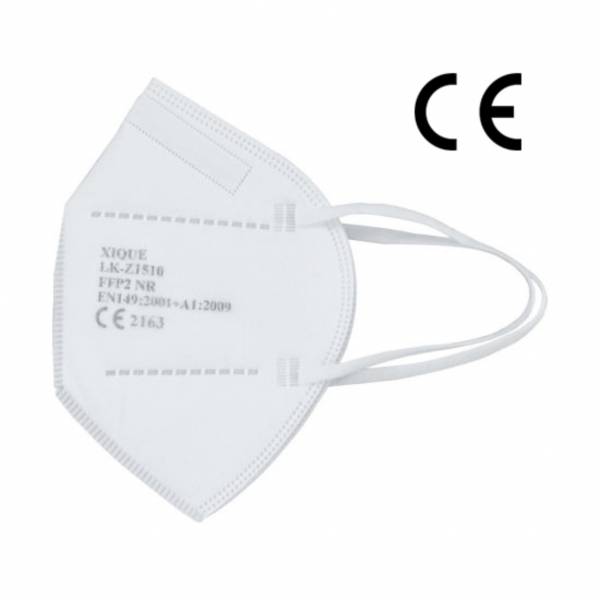Sparpack Atemschutzmaske faltbar Xique CE 2163 Schutzstufe FFP2 - Pack a 20 Stück