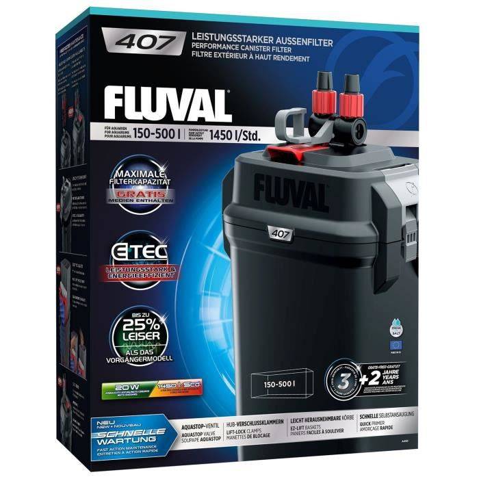 FLUVAL Serie 7 407 Außenfilter für Aquarium