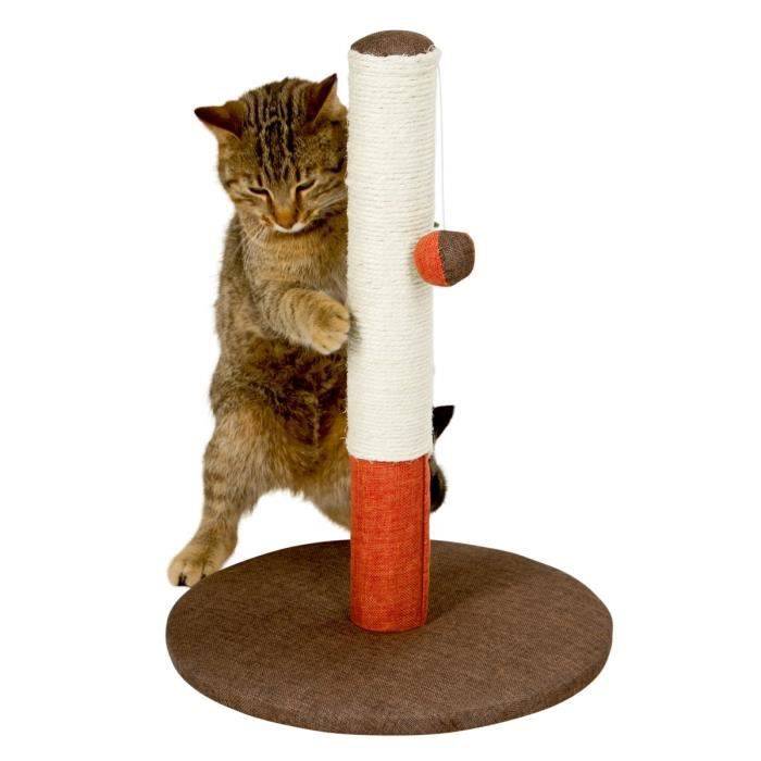 KERBL Arbre ein Chat Opal Basic - 37x37x50cm - Bordeaux et brun