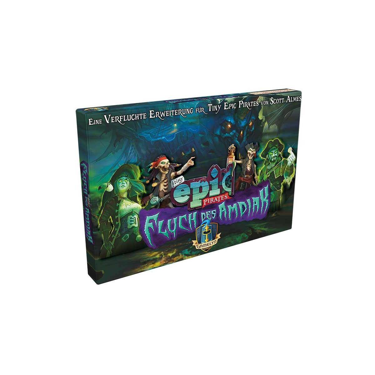 GAMD0005 - Tiny Epic Pirates - Fluch des Amdiak, für 1-4 Spieler, ab 12 Jahren (DE-Erw.)