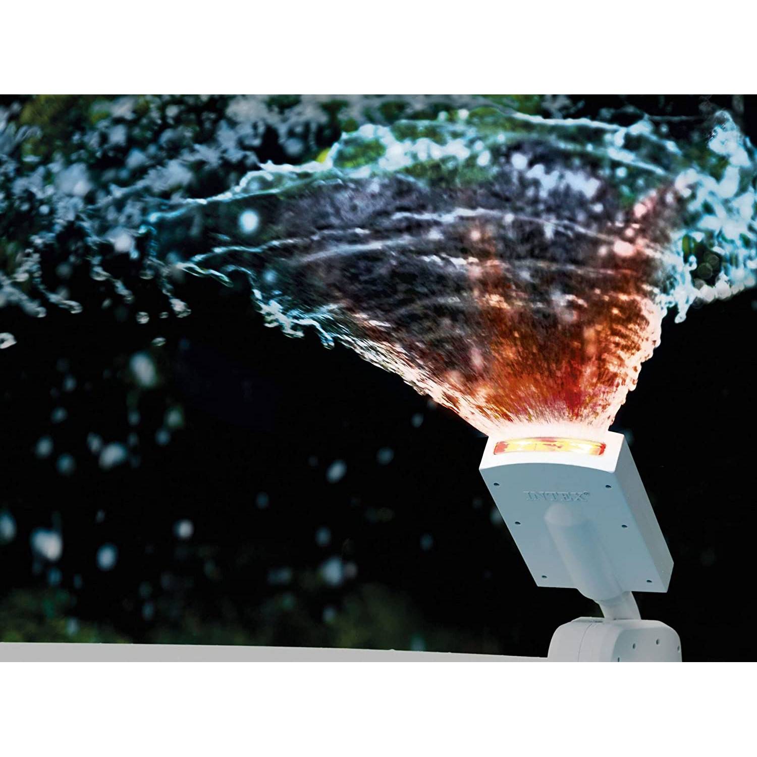 INTEX 28089 Multi-Color LED Pool Sprayer Wasserfontäne