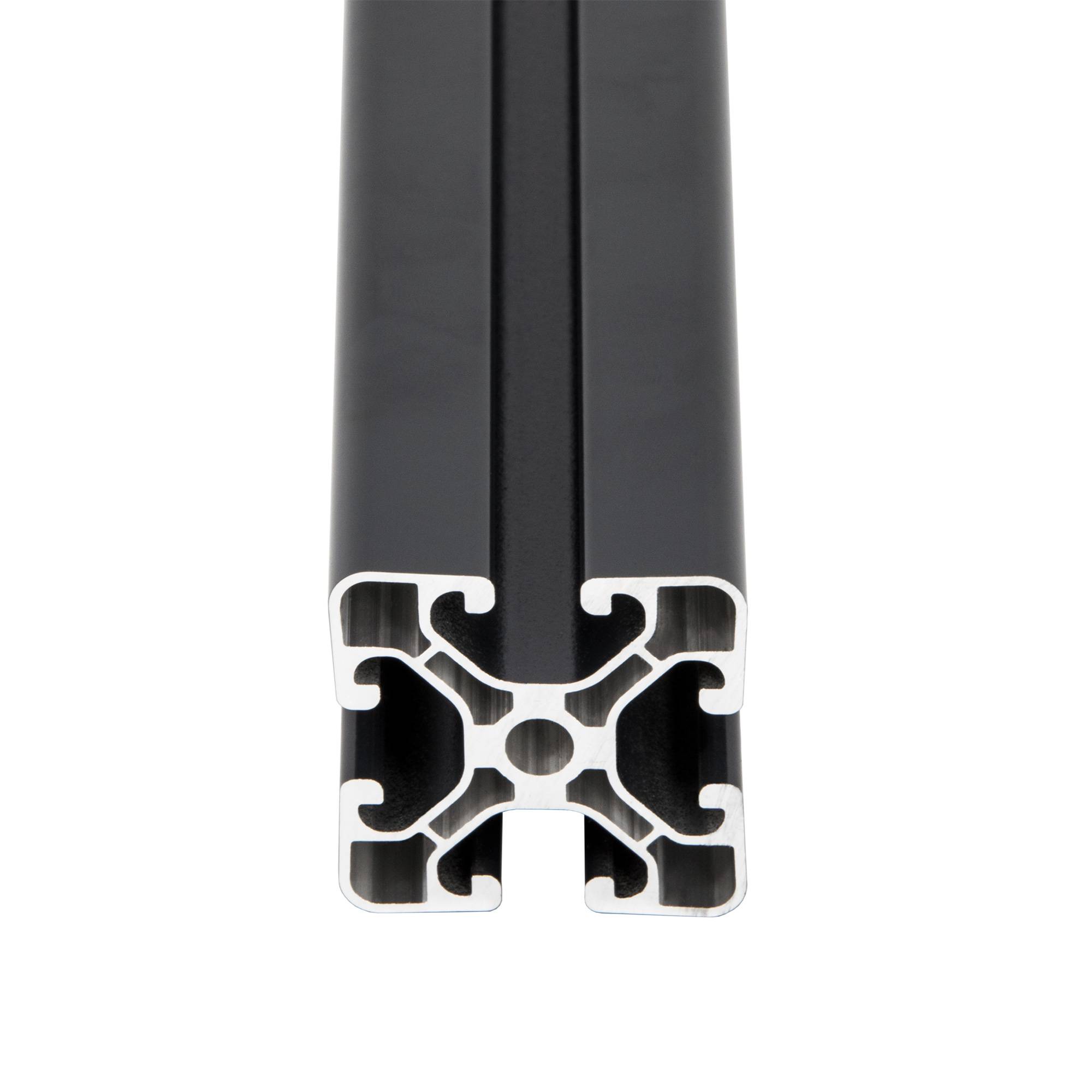 SCHMIDT systemprofile 2000mm Aluminium Profil 40x40mm Nut 8 Strebenprofil Anthrazit 4040 Alu Konstruktionsprofil Aluprofil 2m