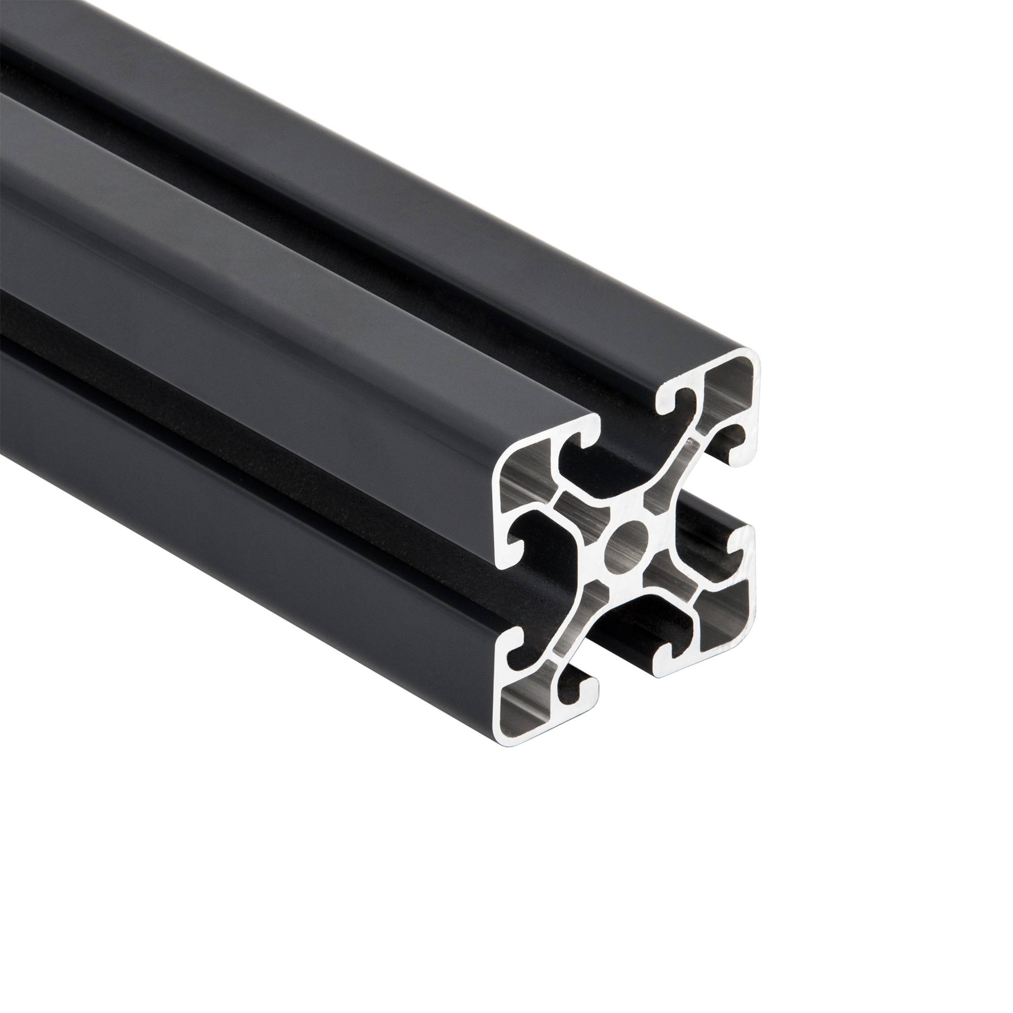 SCHMIDT systemprofile Aluprofil 40x40 mm Nut 8 Typ I - 2000 mm - Aluminiumprofil Anthrazit pulverbeschichtet, Strebenprofil 4040
