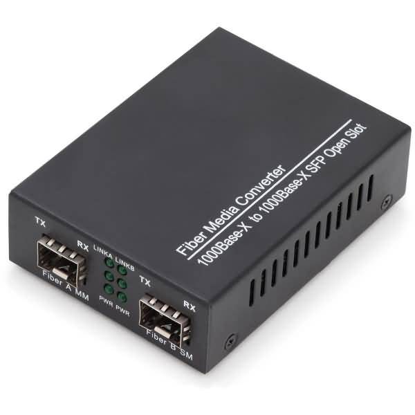 DIGITUS Gigabit Multimode/Singlemode Medienkonverter SFP