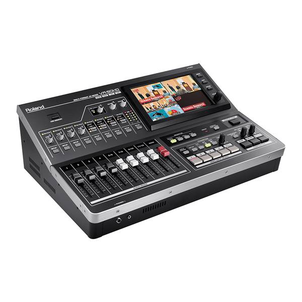 ROLAND VR-50HD - 4-Kanal Multi-Format AV-Mixer (7" Touchscreen | SDI & HDMI | 12-Kanal Audio-Mixer | USB-Streaming)