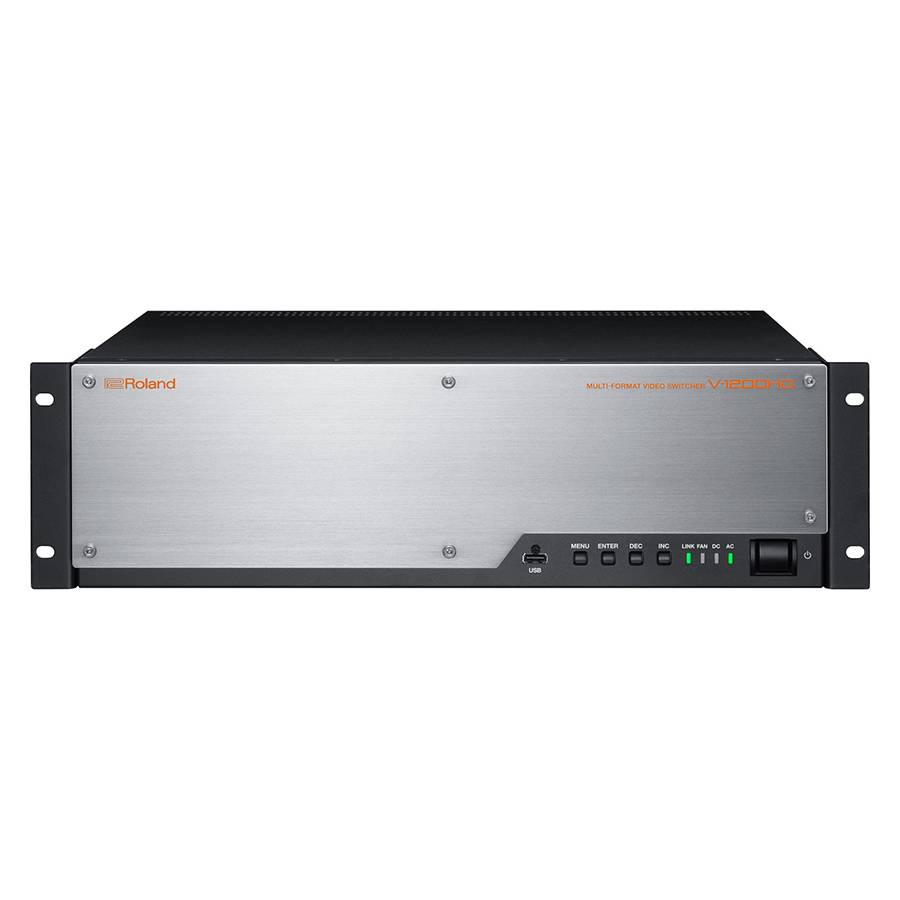 ROLAND V-1200HD - Multi-Format HD Video-Switcher (Hybrid-Engine | 10x SDI-In & 4x HDMI-In | 6x SDI-Out & 2x HDMI-Out |