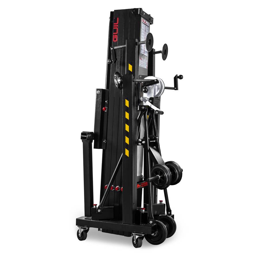 GUIL ULK-800XL - Kompakter Gabellift mit Winde (Arbeitshöhe max. 8,00m | Belastbarkeit max. 350kg | Ladehöhe 30cm |