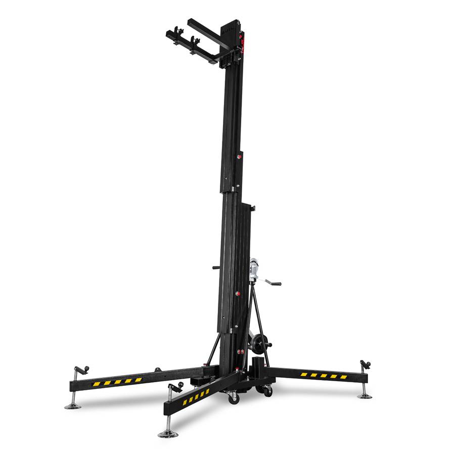 GUIL ULK-800XL - Kompakter Gabellift mit Winde (Arbeitshöhe max. 8,00m | Belastbarkeit max. 350kg | Ladehöhe 30cm |