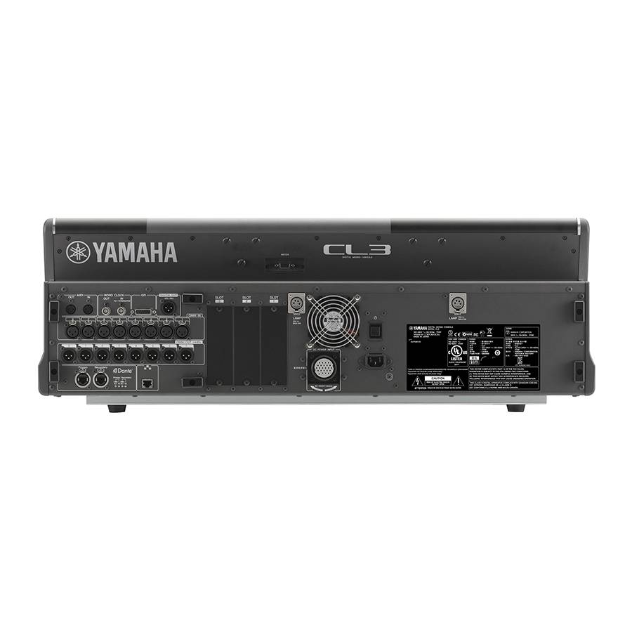 YAMAHA CL3 - Digitales Mischpult (64 Mono & 8 Stereo Eingangskanäle | 24x Mix-Bus | 8x Matrix-Bus | Dante)