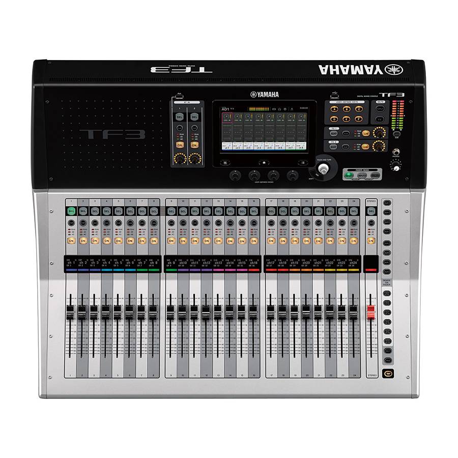 YAMAHA TF3 - Digitales Mischpult (40 Mono + 2 Stereo + 2 Return Eingangskanäle | 20 AUX-Wege | 8 DCA-Gruppen)