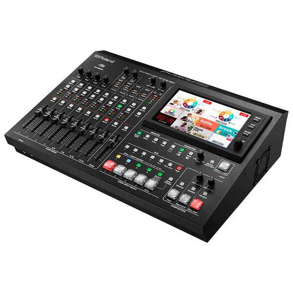 ROLAND VR-50HD MK2 - 4-Kanal Multi-Format AV-Mixer (7" Touchscreen | SDI & HDMI | USB-Streaming | Embedded Audio |