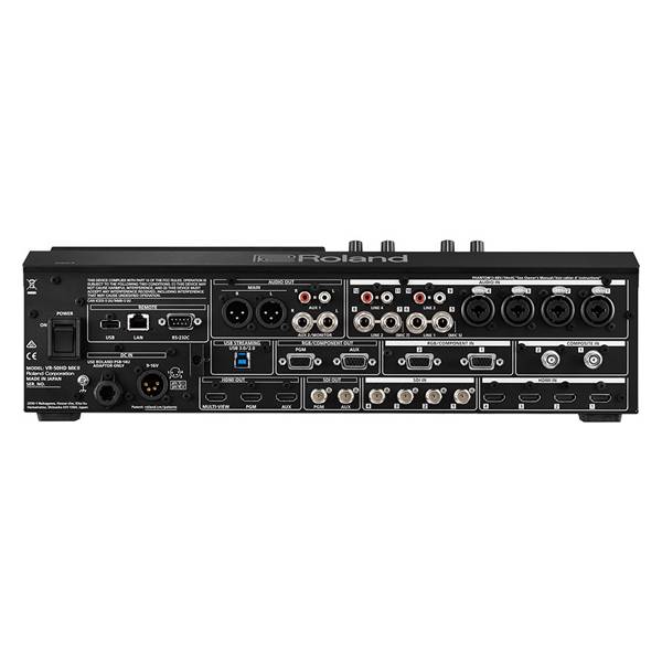 ROLAND VR-50HD MK2 - 4-Kanal Multi-Format AV-Mixer (7" Touchscreen | SDI & HDMI | USB-Streaming | Embedded Audio |