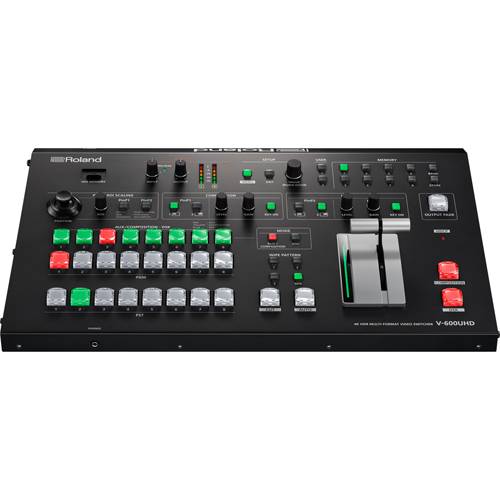 ROLAND V-600UHD - 6-Kanal 4K HDR Multi-Format Video-Switcher (12G-SDI & HDMI | Embedded-Audio | PTZ-Steuerung | Ultra
