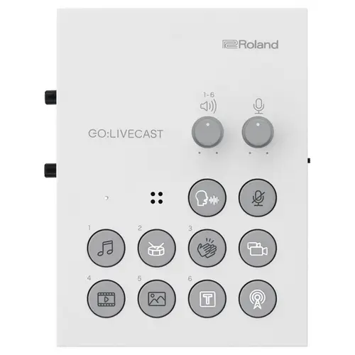 ROLAND GO:LIVECAST - Livestream-Studio für Webcasts mit einem Smartphone oder Tablet (3 Mikrofon-Eingangsoptionen | ROLAND GO:LIVECAST - Livestream-Studio für Webcasts mit einem Smartphone oder Tablet (3 Mikrofon-Eingangsoptionen |