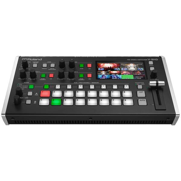 ROLAND V-8HD - 8-Kanal HD Video-Switcher (4,3" Multiview-Display | 8x HDMI-In & 3x HDMI-Out | 18-Kanal Audio-Mixer |
