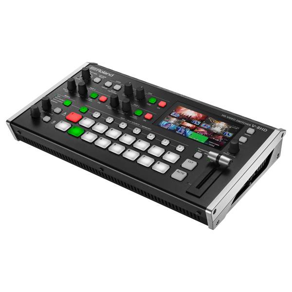 ROLAND V-8HD - 8-Kanal HD Video-Switcher (4,3" Multiview-Display | 8x HDMI-In & 3x HDMI-Out | 18-Kanal Audio-Mixer |