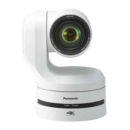 PANASONIC AW-UE150 - 4K UHD HDR PTZ-Kamera (2.160/50p | 20x optischer Zoom | 12G-SDI/3G-SDI/HDMI/Fiber | PoE++) - weiß