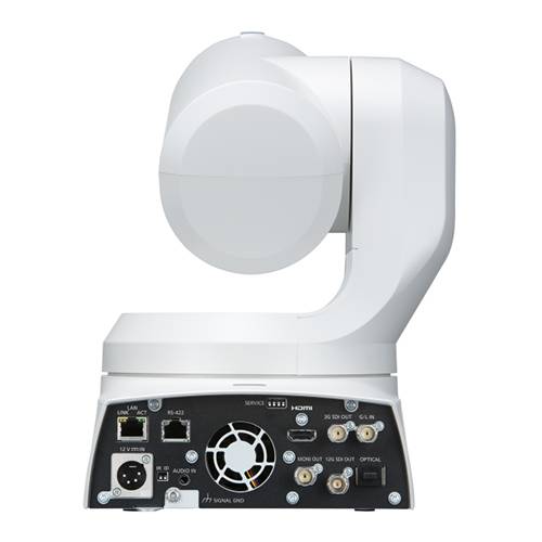 PANASONIC AW-UE150 - 4K UHD HDR PTZ-Kamera (2.160/50p | 20x optischer Zoom | 12G-SDI/3G-SDI/HDMI/Fiber | PoE++) - weiß