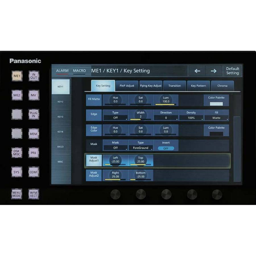 PANASONIC AV-HS60C3G - Menü-Touch-Panel mit 10,1" LCD-Touchscreen passend für AV-HS6000 2 ME Live Switcher