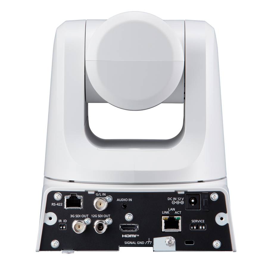 PANASONIC AW-UE100 - 4K UHD PTZ-Kamera (2.160/60p | 24x optischer Zoom | 12G-SDI/3G-SDI/HDMI | NDI HX2 | SRT) - weiß