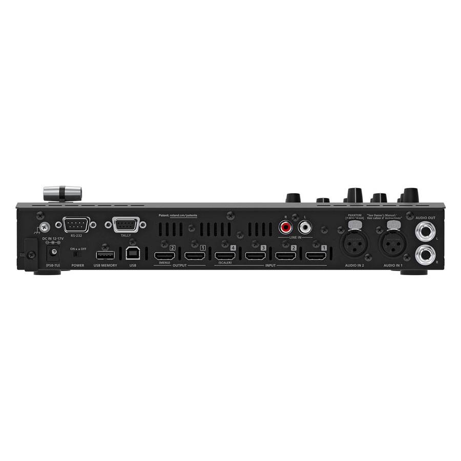 ROLAND V-1HD+ - Kompakter 4-Kanal HD Video-Switcher (1.080p | 4x HDMI-In & 2x HDMI-Out | Embedded Audio | Video-Scaler |