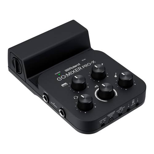 ROLAND GO:MIXER PRO-X - Audio-Mixer für Mobilgeräte (Combo-Buchse für Mikrofone mit XLR- oder 6,3mm Klinke | Loopback)