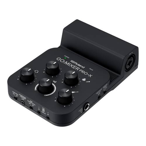 ROLAND GO:MIXER PRO-X - Audio-Mixer für Mobilgeräte (Combo-Buchse für Mikrofone mit XLR- oder 6,3mm Klinke | Loopback)