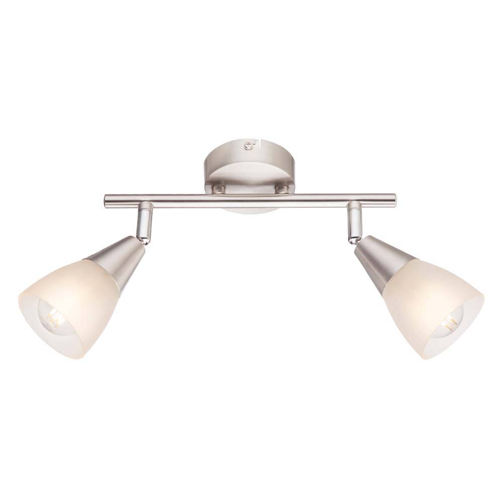 Decken Lampe Leuchte Spot Strahler 2-Flammig Beleuchtung Wohn Zimmer Küche Diele