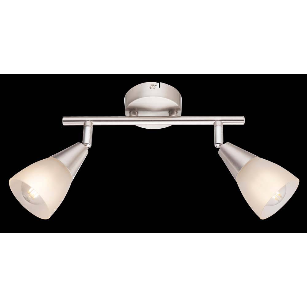 Decken Lampe Leuchte Spot Strahler 2-Flammig Beleuchtung Wohn Zimmer Küche Diele