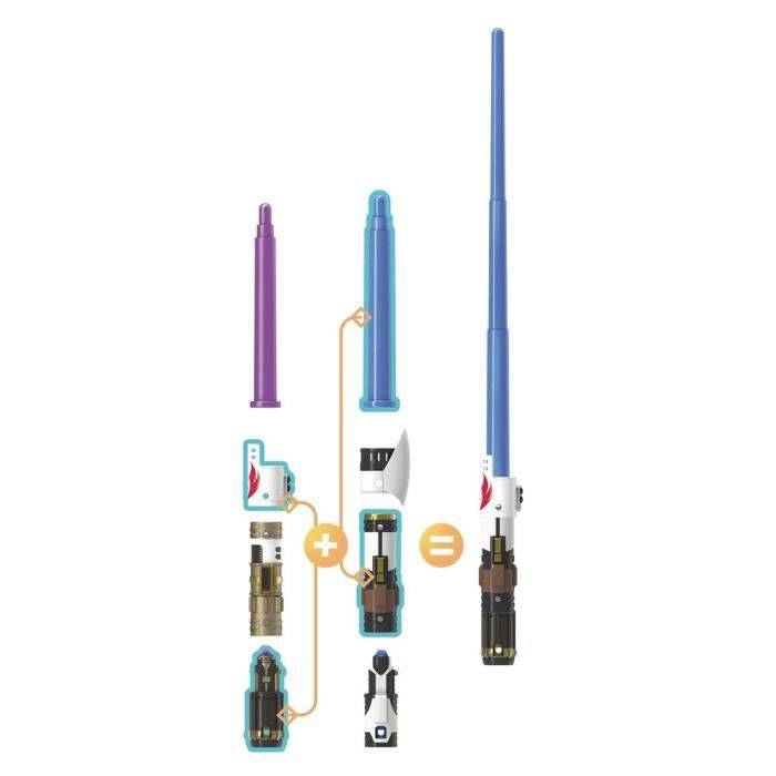 STAR WARS - Lichtschwertschmiede - Mace Windus ausziehbares lila Klingenlichtschwert - Kostümspielzeug - Alter 4