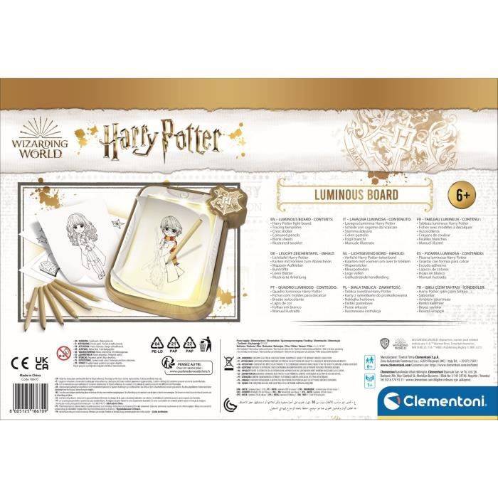 CLEMENTONI - 18670 - Leuchttafel - Harry Potter
