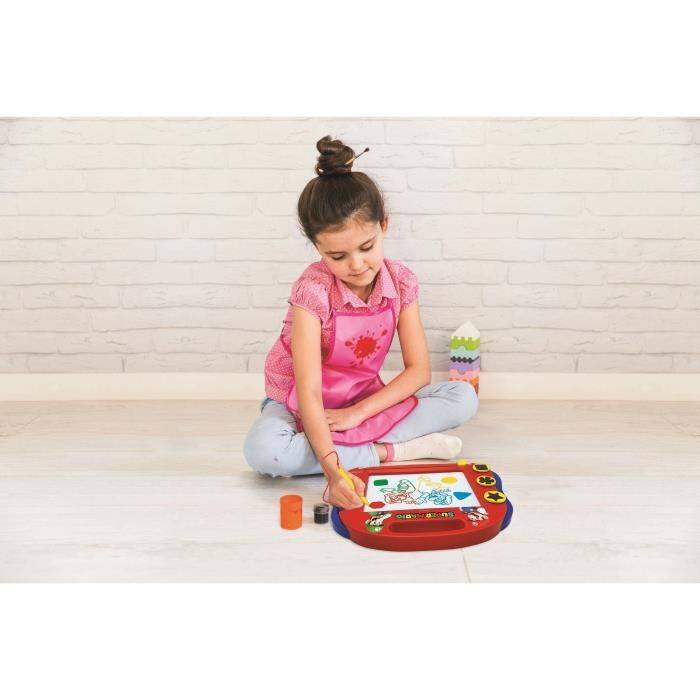 SUPER MARIO Magic Slate A5-Format mit magnetischem Zubehör zum Zeichnen in Farben - LEXIBOOK
