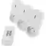 CHACON 3er-Set Ein / Aus-Buchsen + Fernbedienung 2000W - FR CHACON 3er-Set Ein / Aus-Buchsen + Fernbedienung 2000W - FR