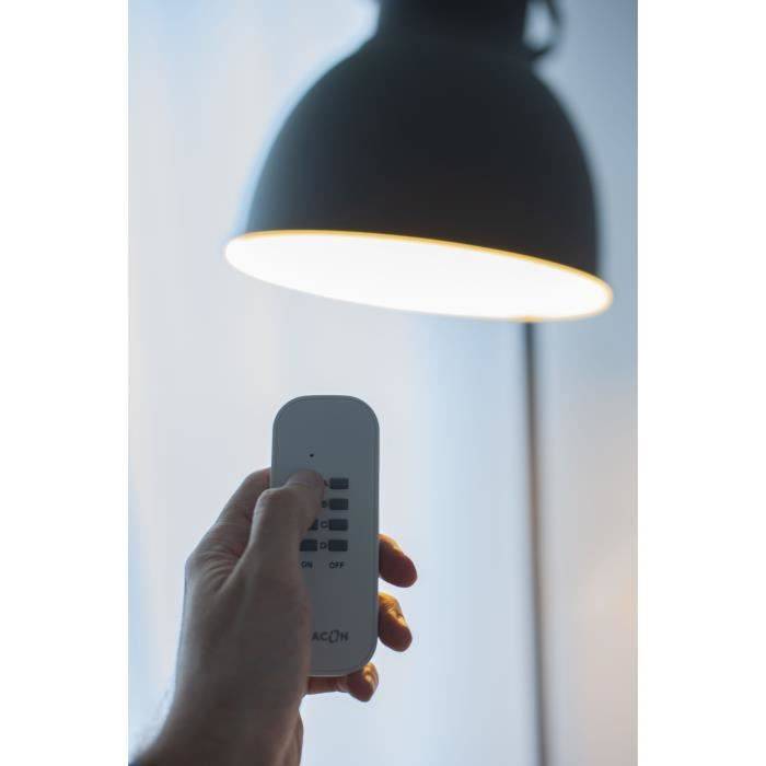 CHACON 3er-Set Ein / Aus-Buchsen + Fernbedienung 2000W - FR