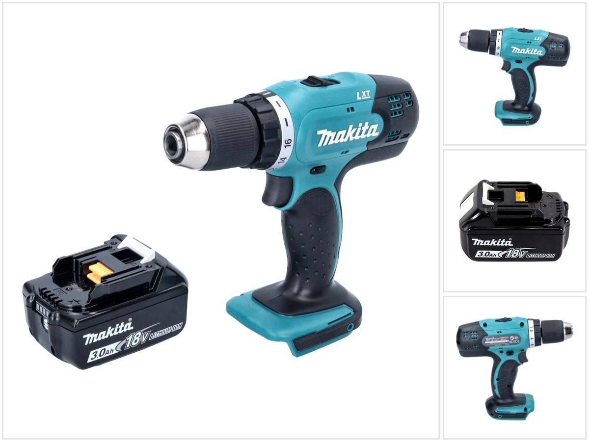 Makita DDF 453 F1 Akku Bohrschrauber 18 V 42 Nm + 1x Akku 3,0 Ah - ohne Ladegerät