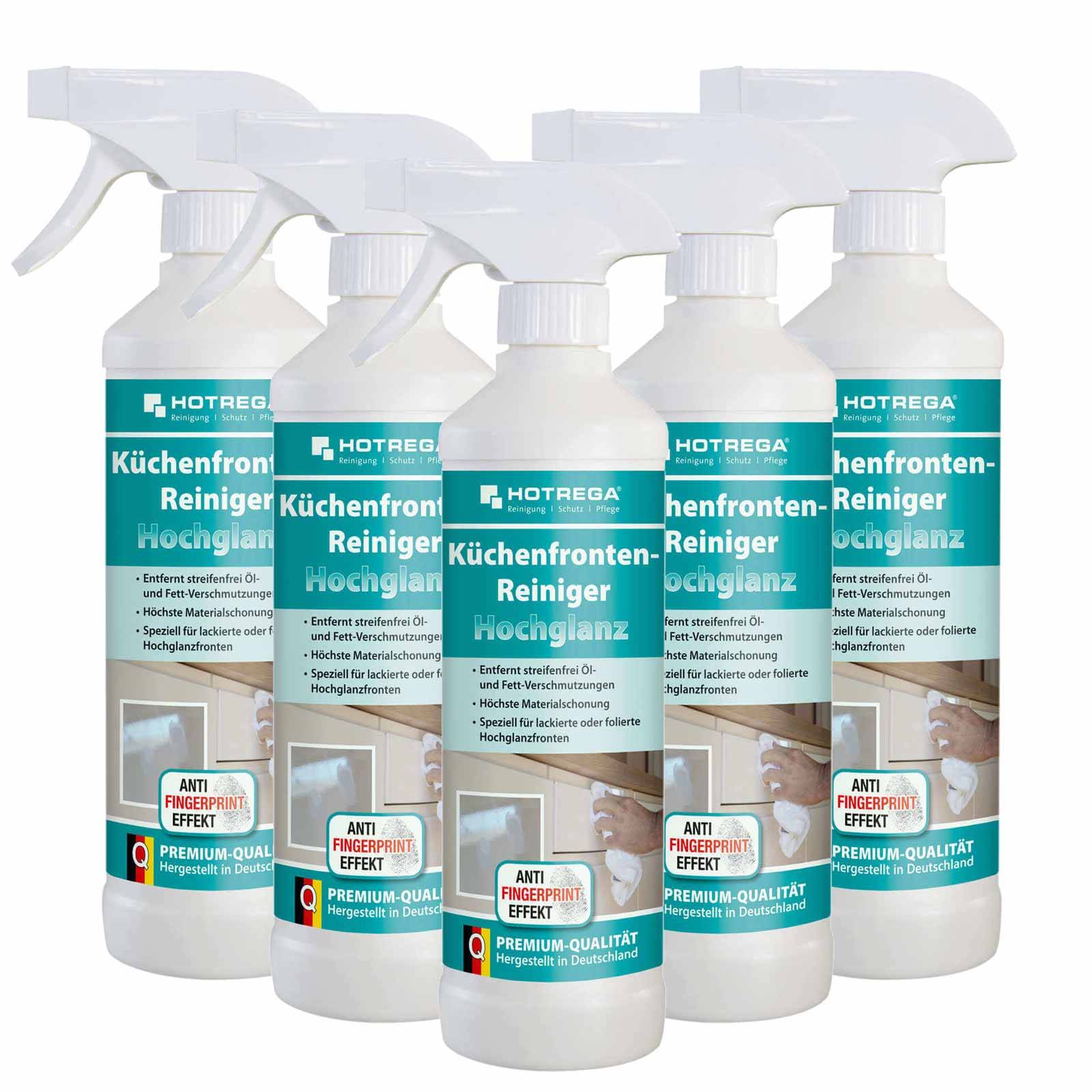 HOTREGA Küchenfronten Reiniger Hochglanz Sets - Menge:5