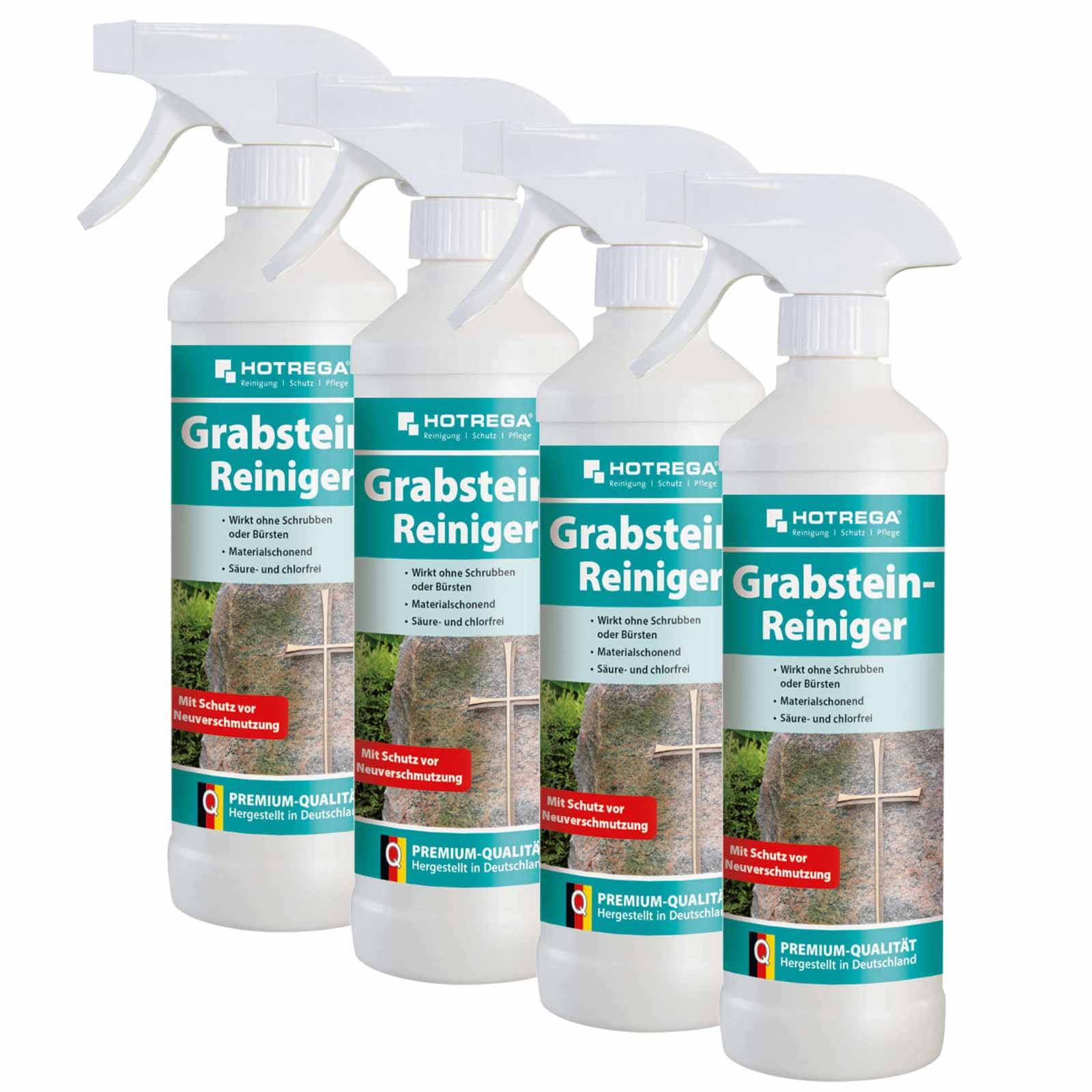 HOTREGA Grabstein Reiniger Sets - Menge:4