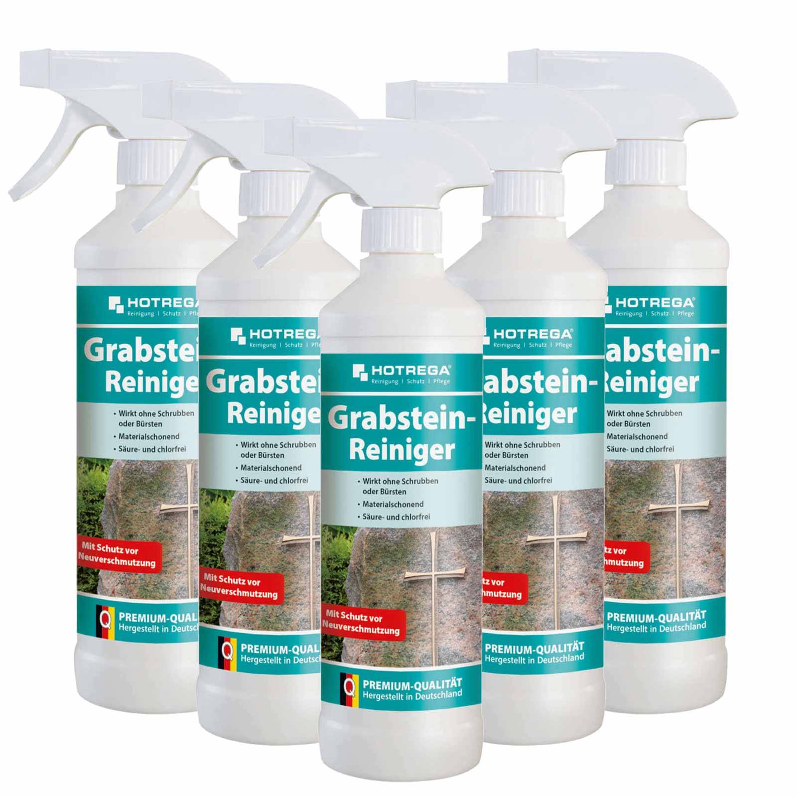 HOTREGA Grabstein Reiniger Sets - Menge:5