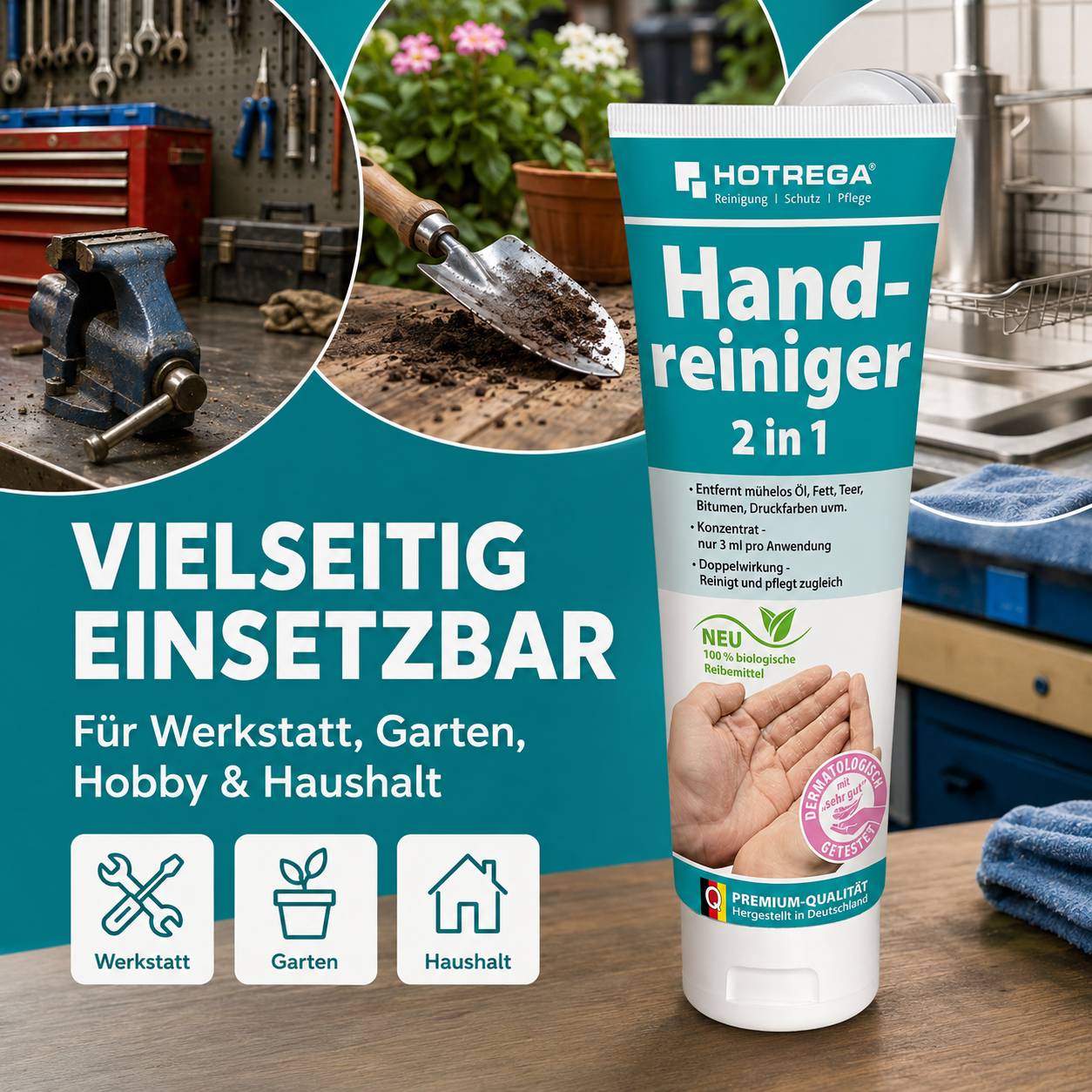 HOTREGA Handreiniger 2in1 Sets - Menge:3